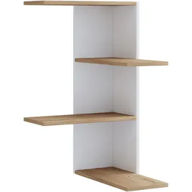 VCM Bücherregal 45 x 45 x 77 cm Weiß