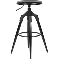 FineBuy Barhocker Metall 72-80cm Tresenhocker Höhenverstellbar Barstuhl Modern