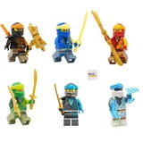 LEGO NINJAGO - LEGO NINJAGO Combo Set: 6 Kern-Ninja-Minifgures (Lloyd, Jay, Cole, Zane, NYA und Kai)