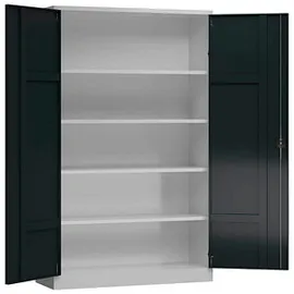 Classix Stahlschrank X-530388 anthrazit, lichtgrau 120,0 x 60,0 x 194,5 cm, aufgebaut