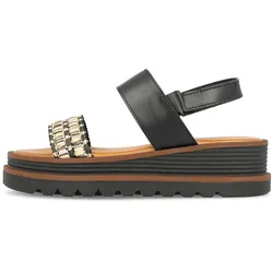 Tamaris 28237-28-098 Sandale Damen Black Comb - Schwarz / EUR 40