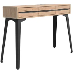 Konsole Melys mit 3 Schubladen 110cm, Natur
