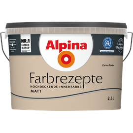 Alpina Farbrezepte Innenfarbe 2,5 l zartes puder
