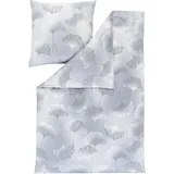 Estella Isabella Floral Grau 155 x 200 cm + 80 x 80 cm
