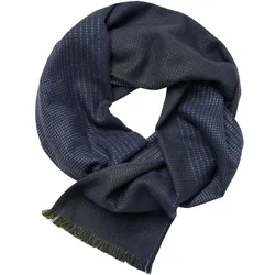 CASAMODA Schal Uni Blau 100% Viskose Gewebt