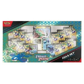 Pokémon Crown Zenith Sea & Sky Premium Collection - 14 Packs, Promos