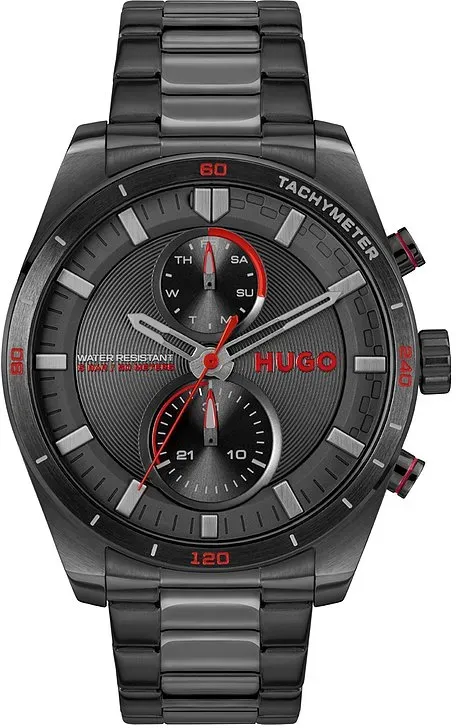Hugo Herrenuhr #Fast 1530374 - schwarz