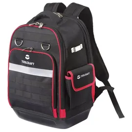 TOOLCRAFT Werkzeugrucksack unbestückt schwarz 35 x 45 x 23 cm
