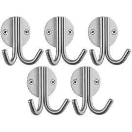 SO-Tech Garderobenhaken Elen 65 x 78 x 33 mm Edelstahl gebürstet Silber