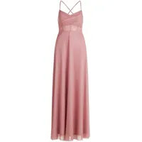 Vera Mont Abendkleid Glitzer-Look Rosé/Silber 34