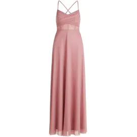 Vera Mont Abendkleid Glitzer-Look Rosé/Silber 34