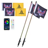 Vevor 2 Stk. Peitschenlicht 91 cm, LED-Peitschenlicht mit APP