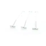 XPOtool Spanngurt + Ladungssicherung, Flachplanenbügel Anhänger 100-145 cm, verstellbare Aluminiumbügel für Anhängerplanen, Planenspanner für Flachplanen