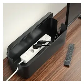 Bearware Kabelbox 26 x 15,5 x 41 cm 2-tlg. weiß