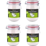 mituso Bio Kokosöl 4000ml geschmacksneutral (desodoriert) | 4L Kokosnussöl Glas