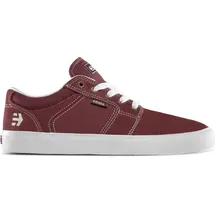 ETNIES Barge LS – Classic Skate Look, Slim Vulcanized Silhoutte, Hefty Armored Collar, Reinforced Vulc - Maroon - 37