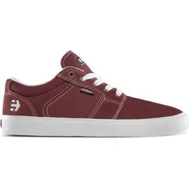 ETNIES Barge LS – Classic Skate Look, Slim Vulcanized Silhoutte, Hefty Armored Collar, Reinforced Vulc - Maroon - 37
