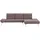 KOINOR Eckcouch Mikrofaser 3-Sitzer Rosa/Pink