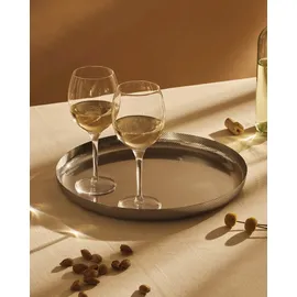 Alessi Tablett Ø 35 cm Edelstahl Silber