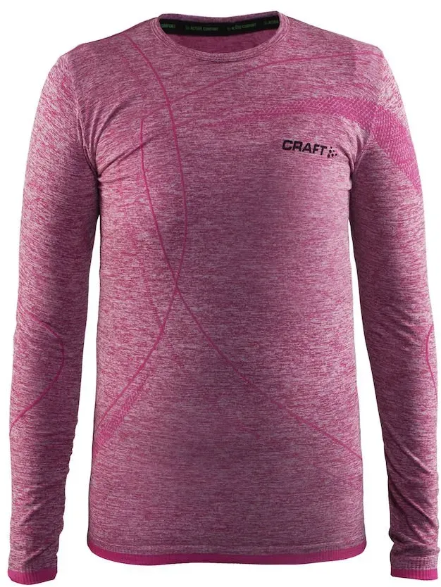 Craft LS-Shirt Active Comfort RN LS J smoothie 134/140 - Größe:134/140