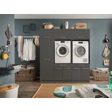 laundreezy Mehrzweckschrank-Set LAUNDREEZY LDSK13 185 x 200 x 67,5 cm grau