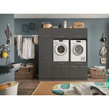 laundreezy Mehrzweckschrank-Set LAUNDREEZY LDSK13 185 x 200 x 67,5 cm grau