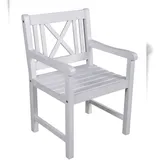 Gravidus Armstuhl MALMÖ Esszimmerstuhl Stuhl Weiß