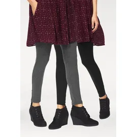 Boyens Buchverlag Leggings Figurbetont Grau 40