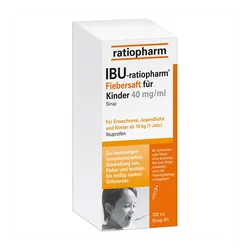 IBU ratiopharm Fiebersaft für Kinder 4% 100 ml