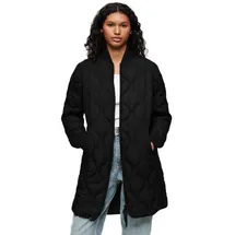 Superdry Long Liner Fleece Schwarz M