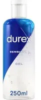 Durex Gel Lubrifiant Sensitive - Confort à Base d'Eau 250ml Gel(S) 250 ml