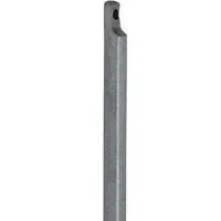 DENI Treibriegelstange m.Aussparung eins.1250mm D.16mm STA hell verz.