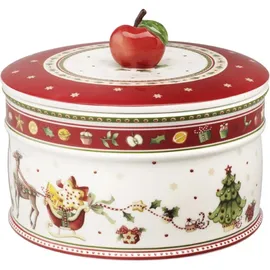 Villeroy & Boch Keksdose Winter Bakery Delight rot ø 17,3 cm 1,3 l