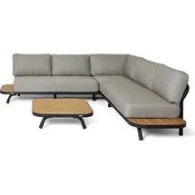 BEST Freizeitmöbel Best Paros Lounge-Set anthrazit