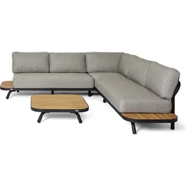 BEST Freizeitmöbel Best Paros Lounge-Set anthrazit