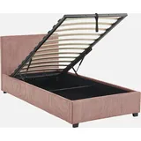 sweeek - Boxbett Mit Lattenrost Und Kopfteil, 90 X 190cm, Cord