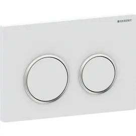 Geberit Omega20 Betätigungsplatte Weiß matt