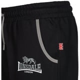 Lonsdale Herren Jogginghose normale Passform TWO TONES Schwarz, M