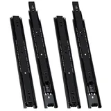 anchak Schwerlast Schubladenschienen vollauszug 100 mm Schwerlastauszüge mit einer Tragfähigkeit, 2 Paar (4 Stück)