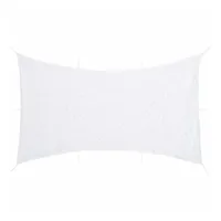 vidaXL Tarnnetz 618x512 cm Weiß