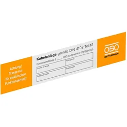 OBO Bettermann Kennzeichnungsschild KS-E DE
