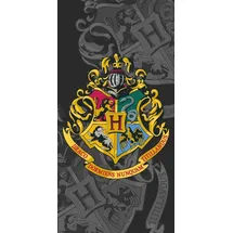 Jerry Fabrics Harry Potter Badetuch 70 x 140 cm schwarz