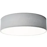 einlicht Deckenleuchte Fabric, grau, E27-Fassung, Ø 38 cm