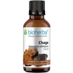 Bioherba Chaga Inonotus obliquus Tropfen Tinktur 50 ml
