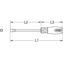 KS Tools Stecknuss-Schraubendreher 8 mm