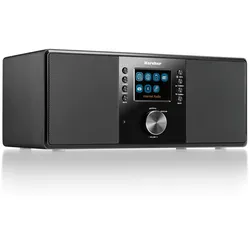 Kärcher Karcher DAB 7000i Internetradio (DAB+ / UKW-RDS, WLAN & Bluetooth, USB-Anschluss, AUX-IN) schwarz