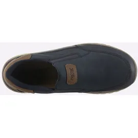 Rieker Slip-Ons Herren Blau/Braun 45
