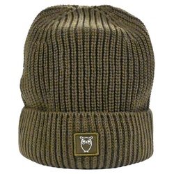 KnowledgeCotton Apparel Beanie - Baumwolle - Olive