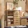 SoBuy Schuhschrank 80x35x89 cm Braun