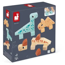 Janod Cubikosaurus Dinosaurier zum Bauen